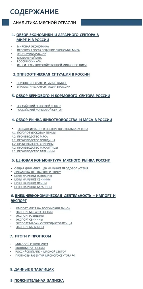 Meatinfo.ru представляет исследование рынков скота и мяса в России и в мире по итогам 2021 года