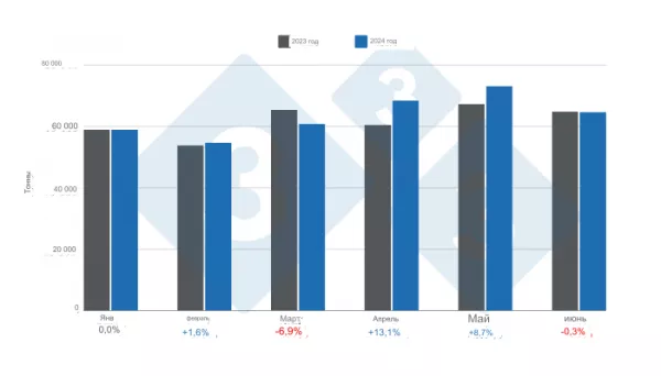 Аргентина: производство свинины выросло на 3% в первой половине 2024 года